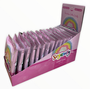 Sugarolly Rainbow Cotton Candy (Pack of 15) Short-dated expiration date on October  1, 2023