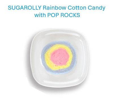 Sugarolly Rainbow Cotton Candy Pop Rocks (Pack of 5)