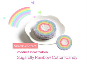 Sugarolly Rainbow Cotton Candy (Pack of 15) Short-dated expiration date on October  1, 2023