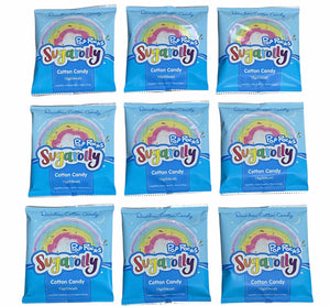 Short-dated expiration date on 12/1/2023 - Sugarolly Rainbow Cotton Candy Pop Rocks (Pack of 5)